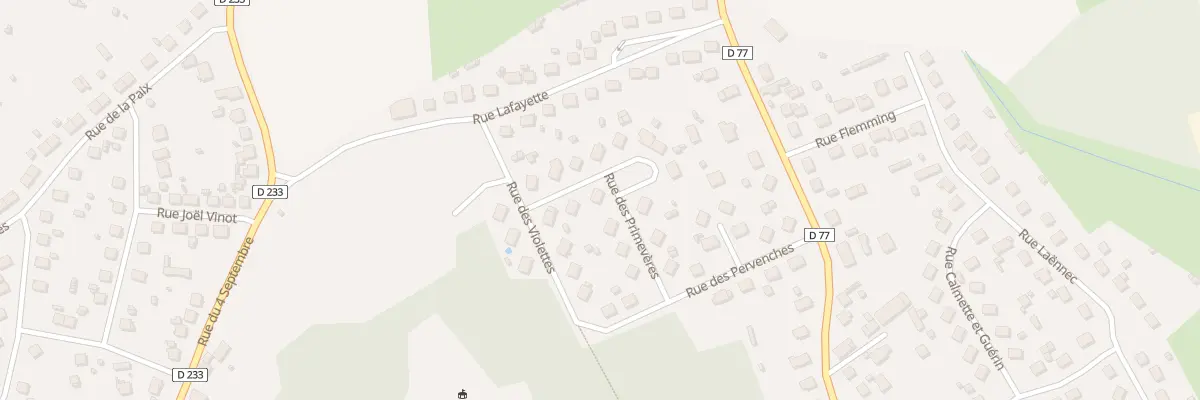 Plan du 7 Rue des Primevères à Migennes