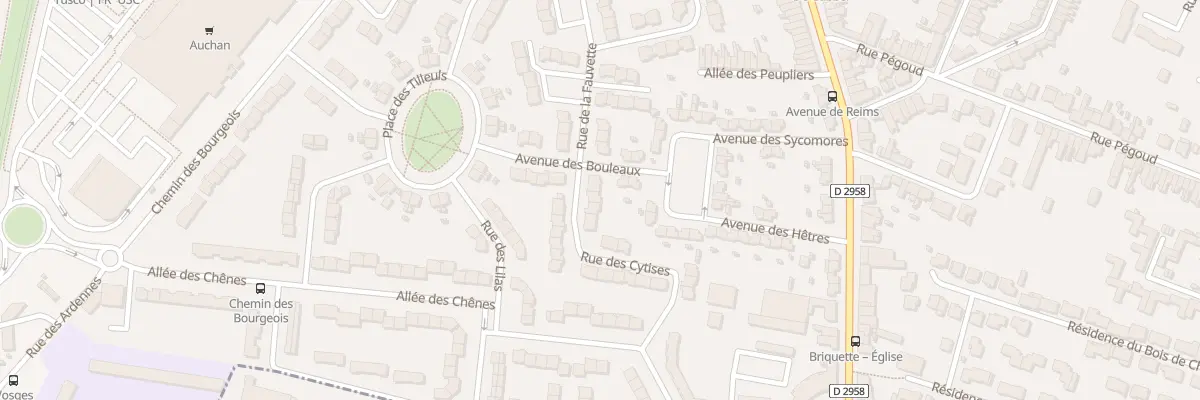 Plan du 3 Rue des Cytises à Valenciennes