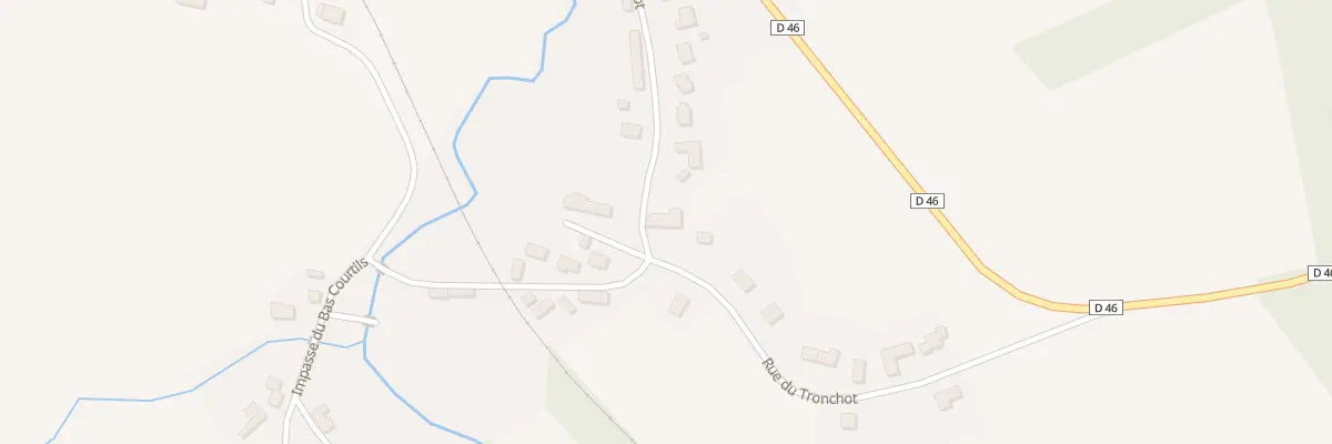 Plan du 15 Rue du Tronchot à Bethon