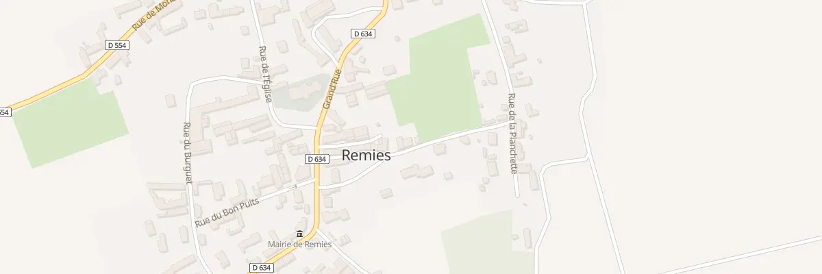 Plan du 3 Rue de l’Abreuvoir à Remies