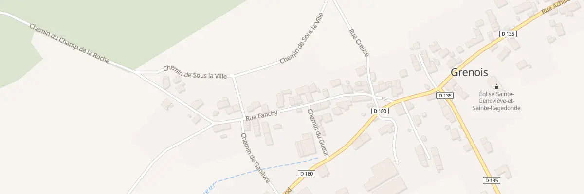 Plan du 14 Rue Fanchy à Grenois