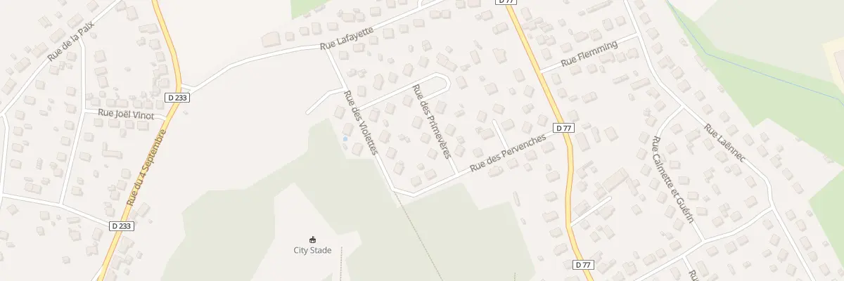Plan du 3 Rue des Primevères à Migennes
