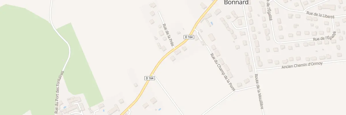 Plan du 8B Rue de la Fontaine St Martin à Bonnard