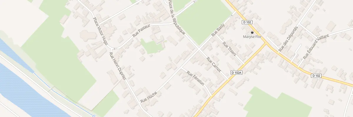 Plan du 5 Rue Hoche à Hergnies