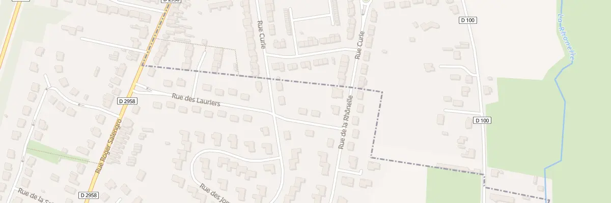 Plan du 13 Rue des Lauriers à Famars