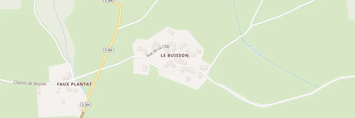 Plan du 5187 Le Buisson à Échandelys