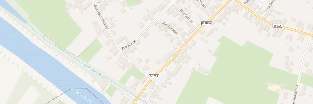 Plan du 30 Rue Gambetta à Hergnies