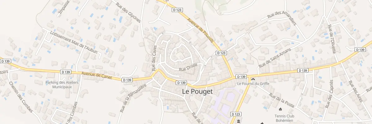 Plan du 5 Rue St Jacques au Pouget