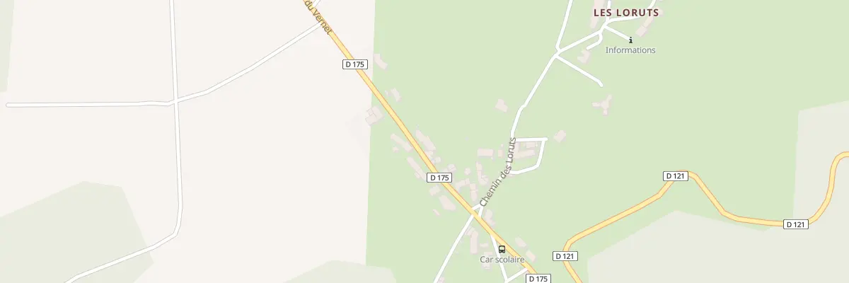 Plan du 16 Rte du Vernet -Les Corres- à Busset