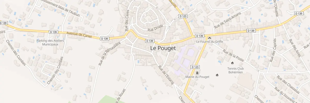 Plan du 5 Rue de l’Estang au Pouget