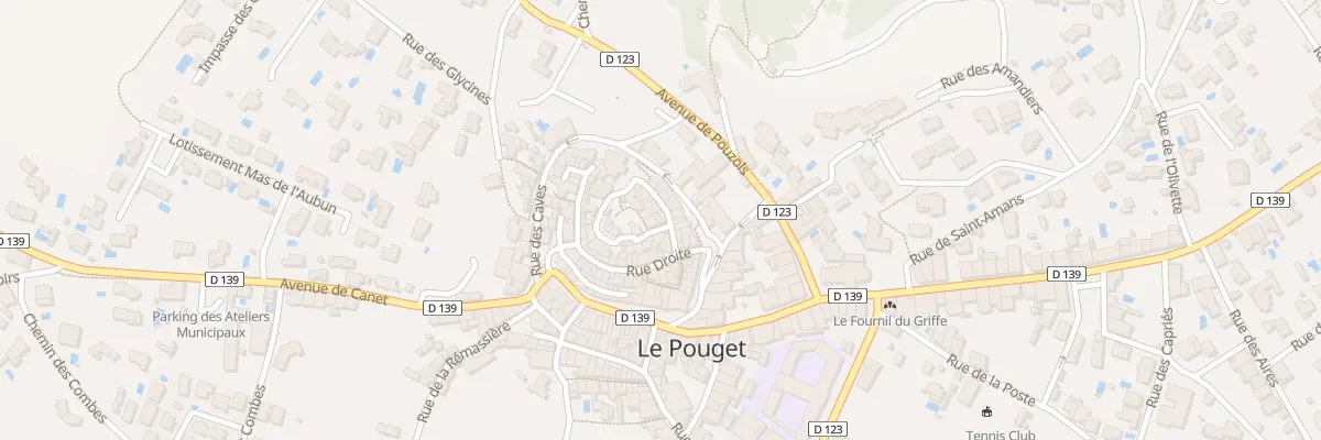 Plan du 4 Rue St Jacques au Pouget
