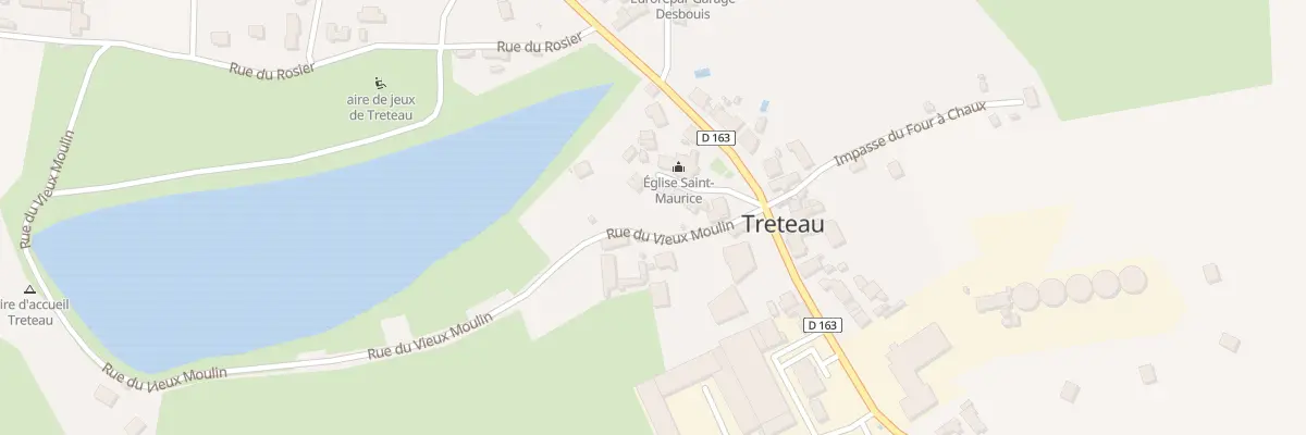 Plan du 11 Pl de la Mairie à Treteau