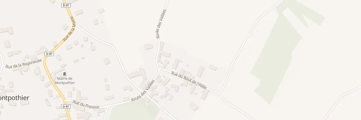 Plan du 35 Rue du Bout de l’Allée à Montpothier