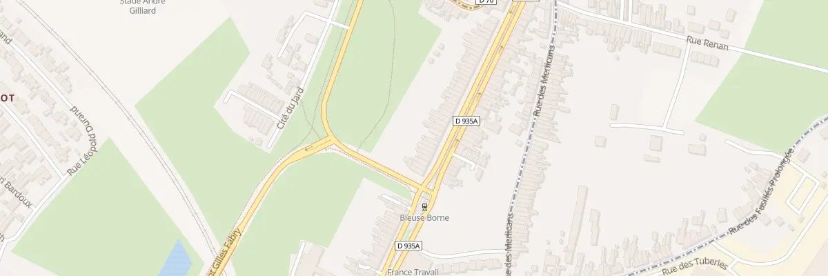Plan du 498A Rue Jean Jaures à Anzin