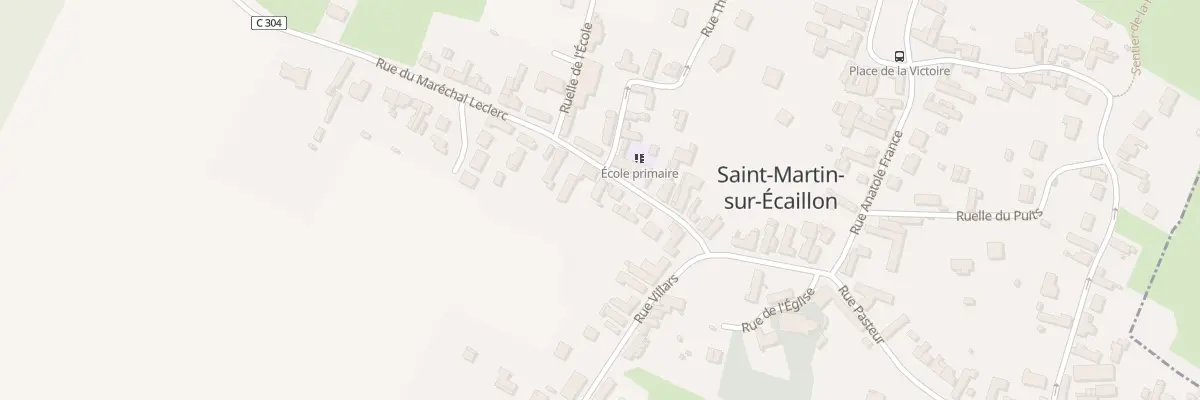 Plan du 7 Rue du Maréchal Leclerc à Saint-Martin-sur-Écaillon