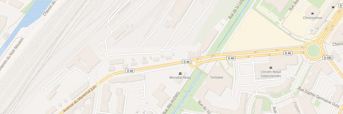 Plan du 19 Boulevard des Allies à Valenciennes