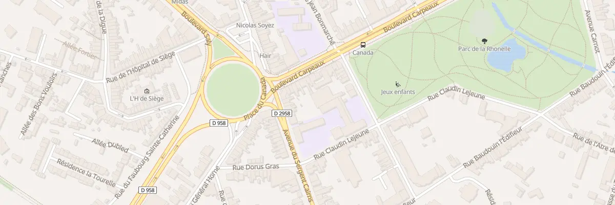 Plan du 33B Bd Carpeaux à Valenciennes