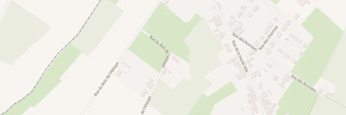 Plan du 7 Rue du Bois de l’Abbaye à Odomez