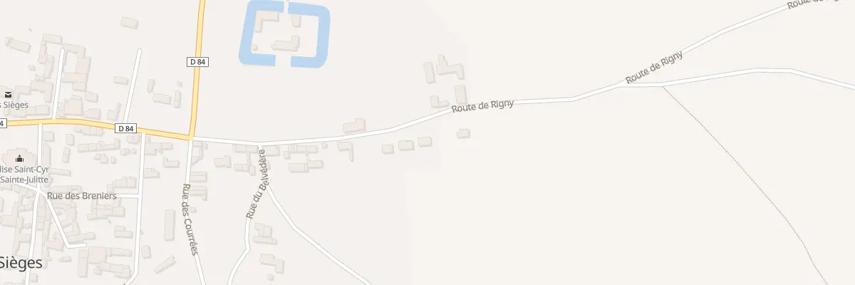 Plan du 22 Rte de Rigny aux Sièges