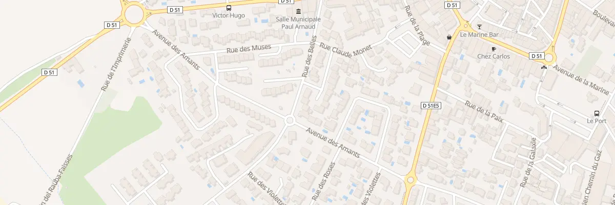 Plan du 19 Rue Auguste Renoir à Marseillan
