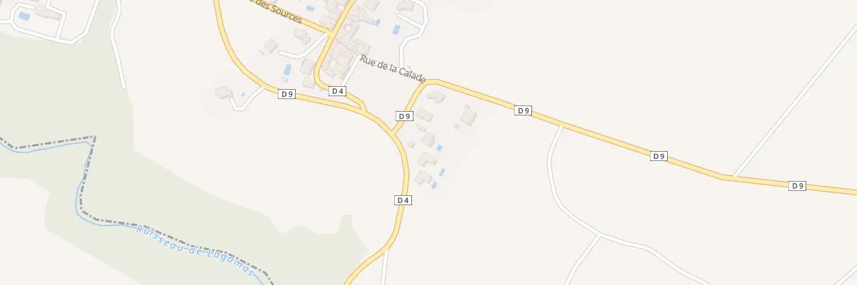 Plan du 9 Rue de la Libération à Lagamas