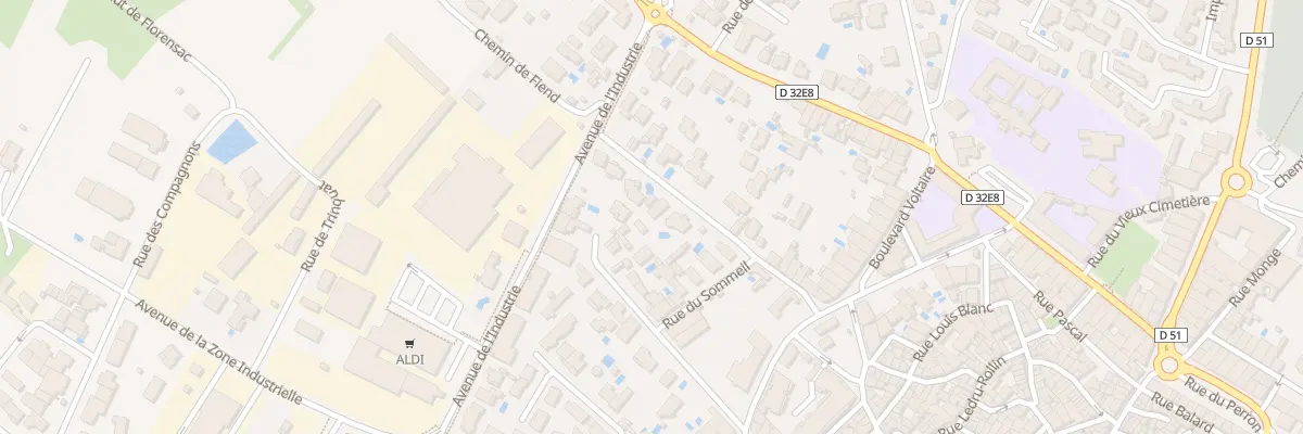 Plan du 5B Rue de Belfort à Marseillan