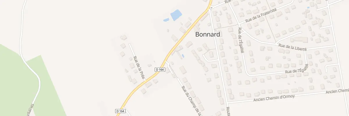 Plan du 10 Rue de la Fontaine St Martin à Bonnard