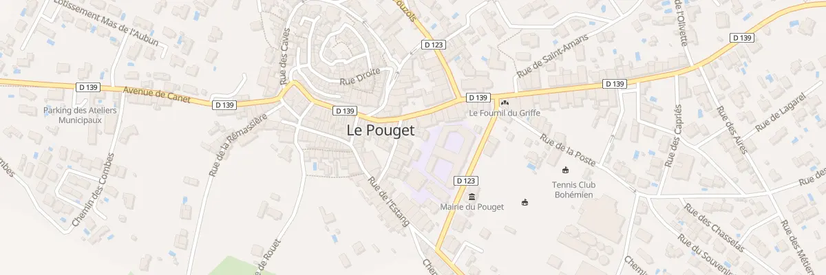 Plan du 21 Grand Rue Sainte Catherine au Pouget