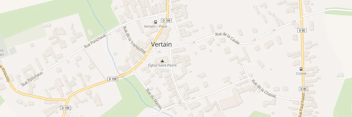 Plan du 23 Rue des Anciens Combattants à Vertain