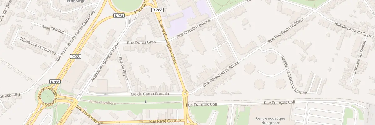 Plan du 27 Av du Sergent Cairns à Valenciennes