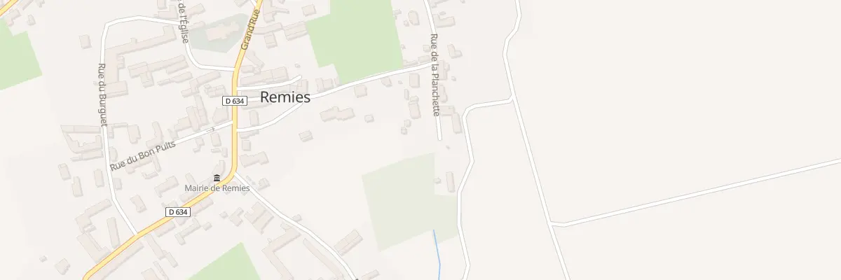 Plan du 16 Rue de la Planchette à Remies