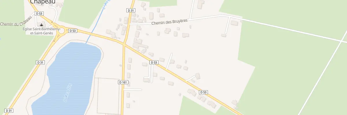Plan du 9 Rte de Vaumas à Chapeau