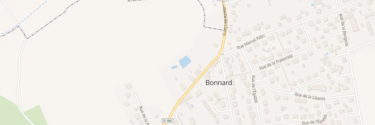 Plan du 23 Rue de la Fontaine St Martin à Bonnard
