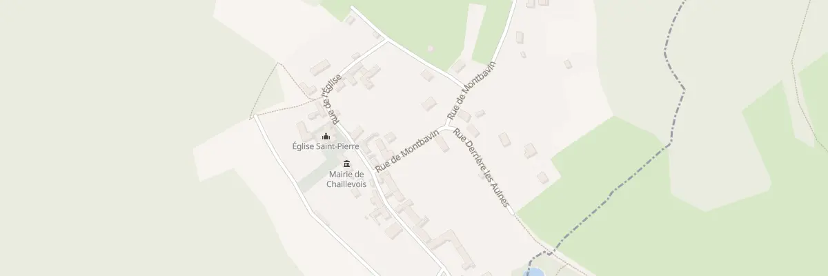 Plan du 1 Rue de Montbavin à Chaillevois