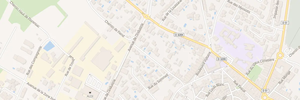 Plan du 20B Rue de Belfort à Marseillan