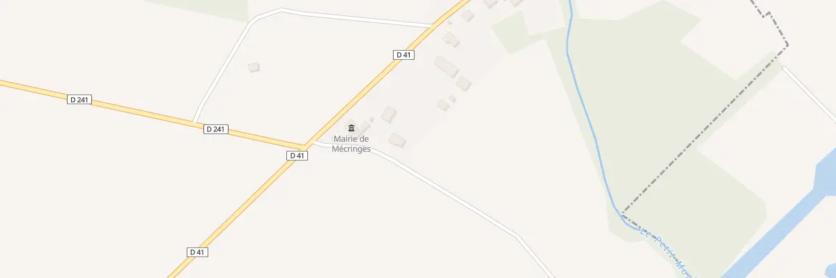 Plan du 26 La Chaussee à Mécringes