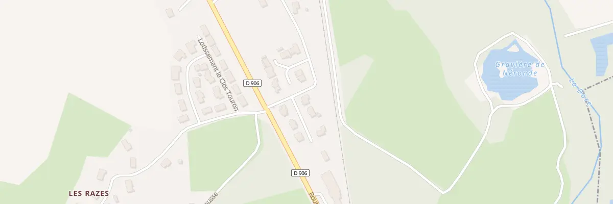 Plan du 1 Lot de la Prade à Néronde-sur-Dore