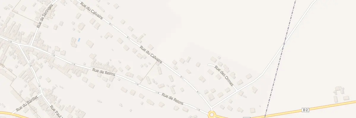 Plan du 21 Rue du Calvaire à Fère-en-Tardenois