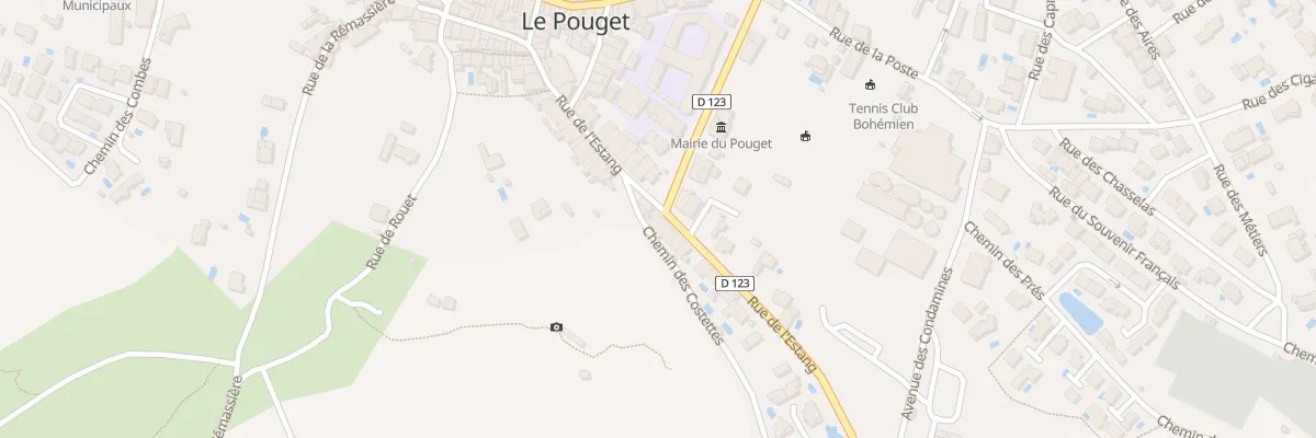Plan du 32 Rue de l’Estang au Pouget