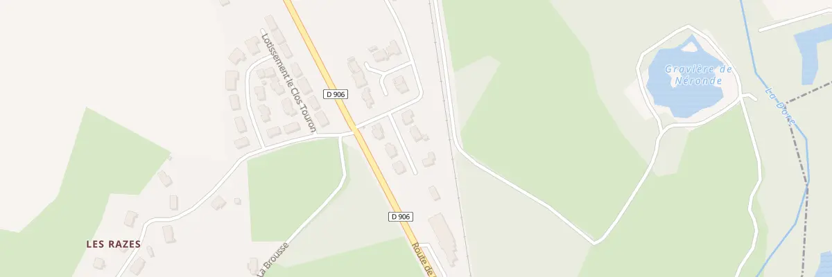 Plan du 2 Lot de la Prade à Néronde-sur-Dore