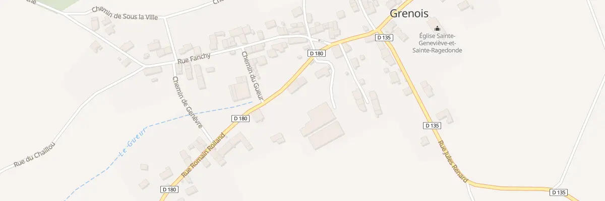 Plan du 3 Rue Romain Rolland à Grenois