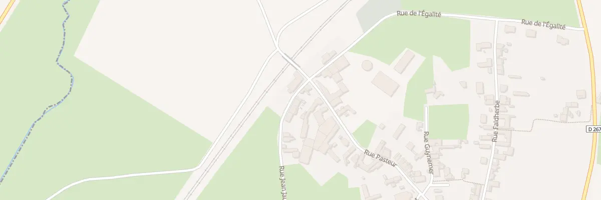 Plan du 3 Rue Jean Jaurès à Saint-Benin