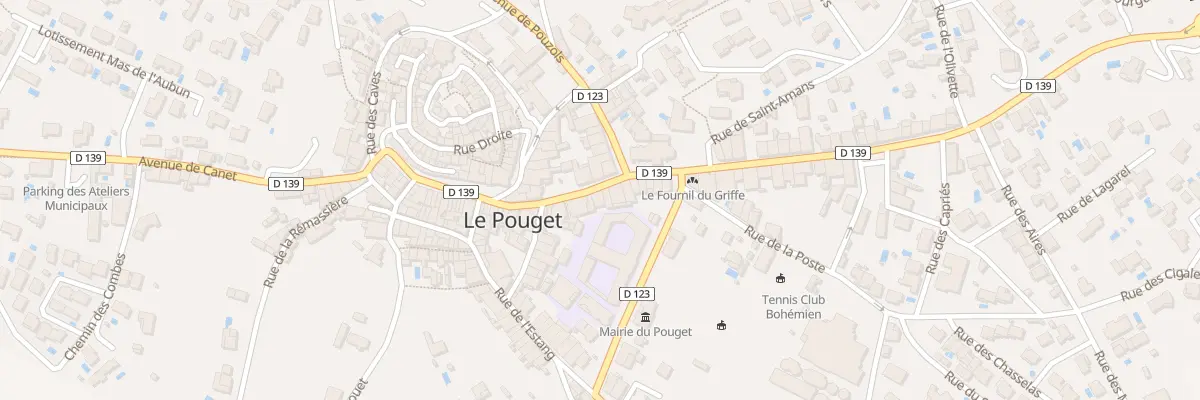 Plan du 15 Grand Rue Sainte Catherine au Pouget