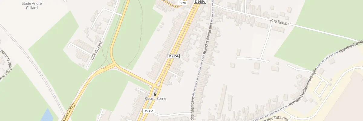 Plan du 257B Rue Jean Jaures à Quiévrechain