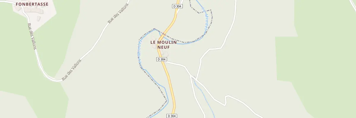 Plan du 5120A Moulin Neuf à Domaize
