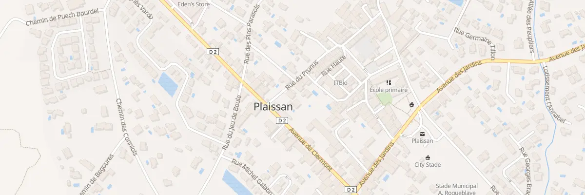 Plan du 4 Rue des Prunus à Plaissan