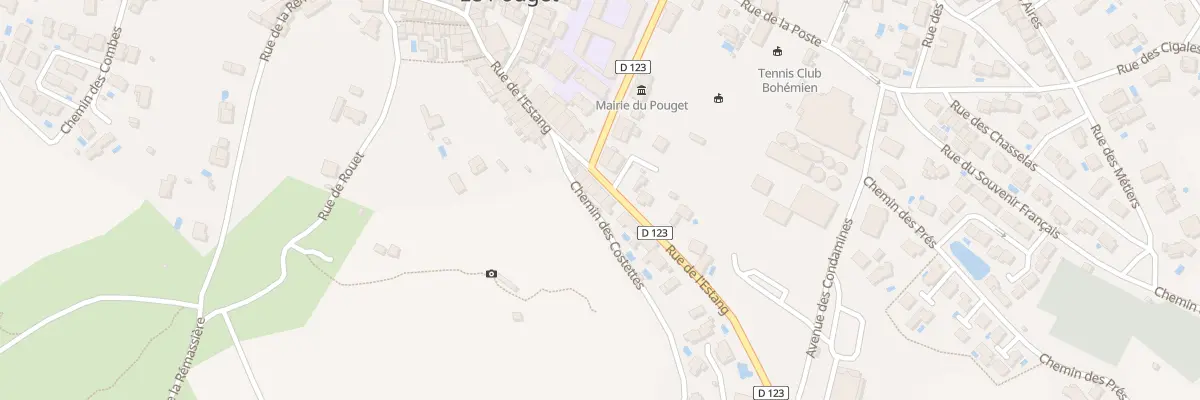 Plan du 34 Rue de l’Estang au Pouget