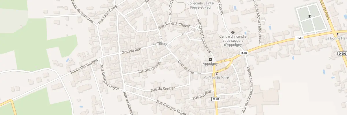 Plan du 15 Gr Grande Rue à Appoigny