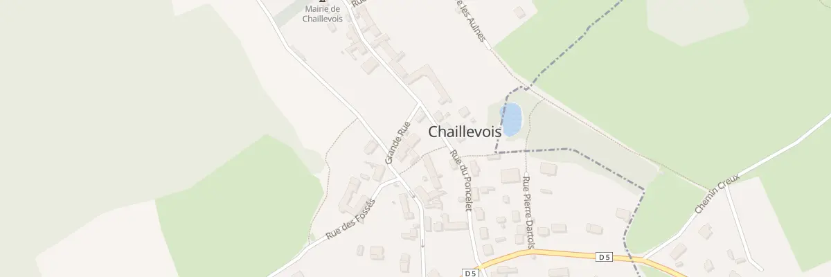 Plan du 11 Gr Grande Rue à Chaillevois