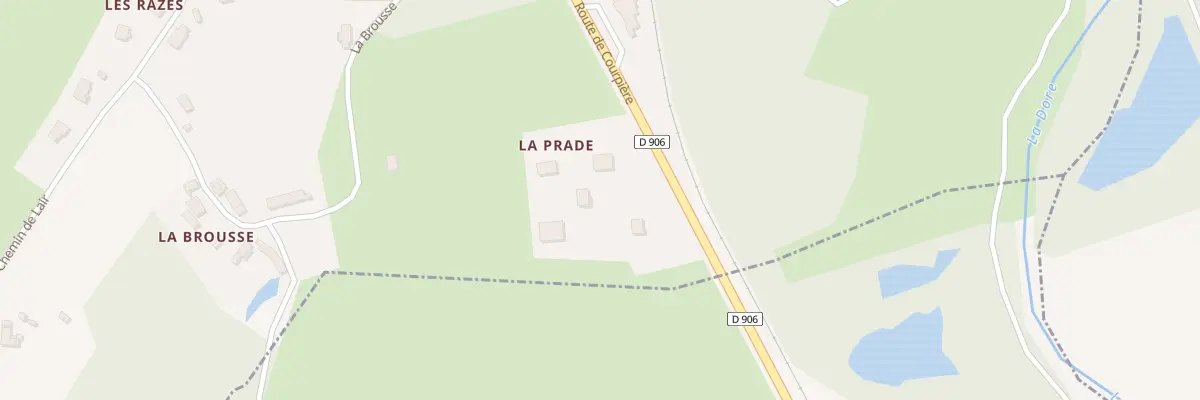 Plan du 4 La Prade à Néronde-sur-Dore